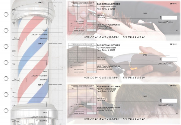 Barber Standard Itemized Invoice Business Checks