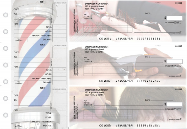 Barber Standard Invoice Business Checks