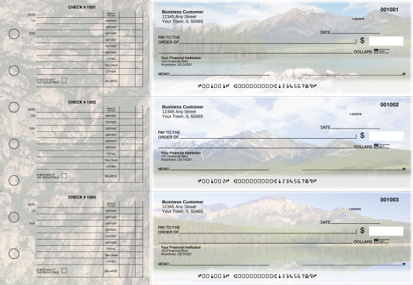 Scenic Mountains Accounts Payable Designer Business Checks