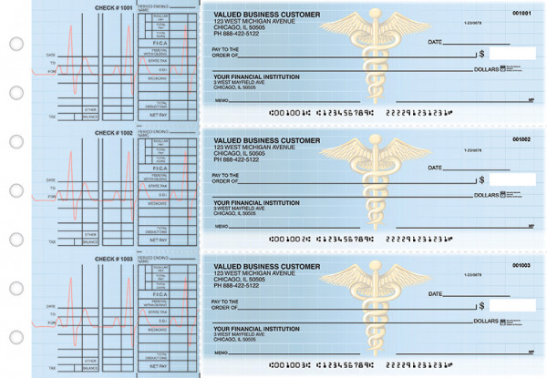 Medical Multi Purpose Designer Business Checks