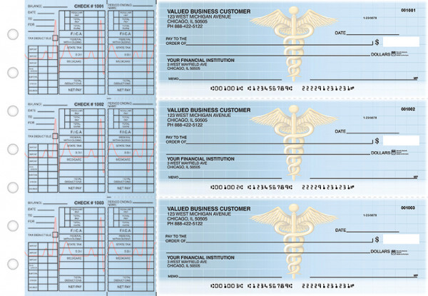 Medical Payroll Designer Business Checks