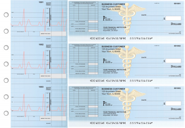Medical Itemized Invoice Business Checks