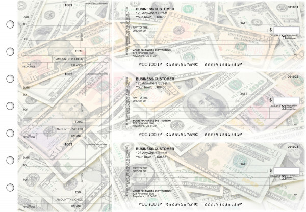 Money Itemized Counter Signature Business Checks