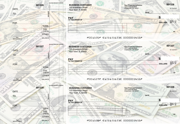 Money Itemized Payment Business Checks