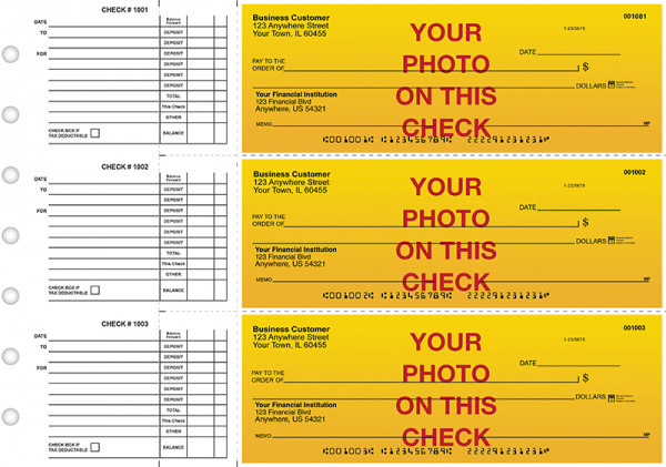 Custom Photo Accounts Payable Business Checks