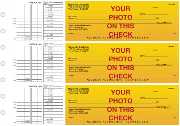 Custom Photo Multi Purpose Business Checks