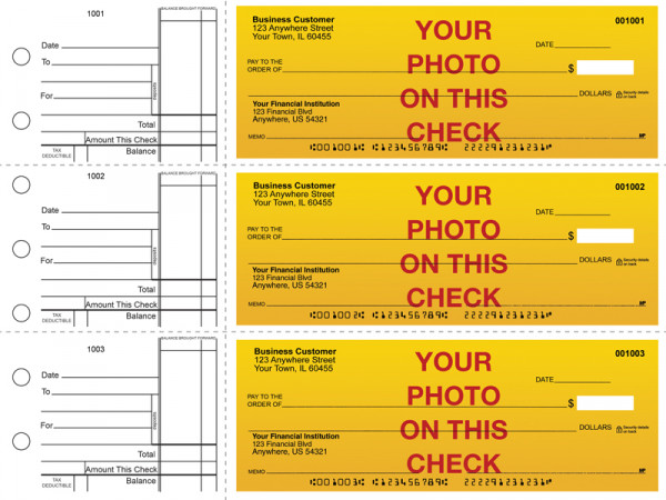 Custom Photo Standard Business Checks