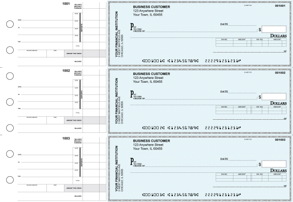 Teal Safety Invoice Business Checks
