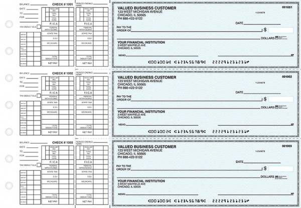 Teal Safety Payroll Business Checks