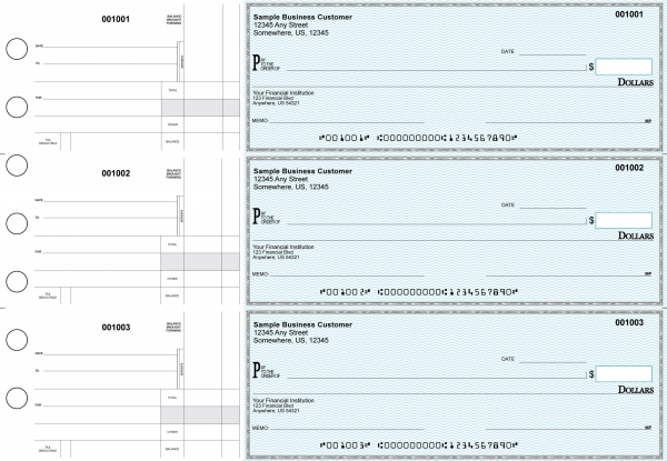 Teal Safety Standard Disbursement Business Checks