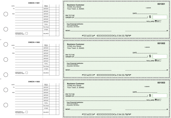 Green Safety Accounts Payable Business Checks