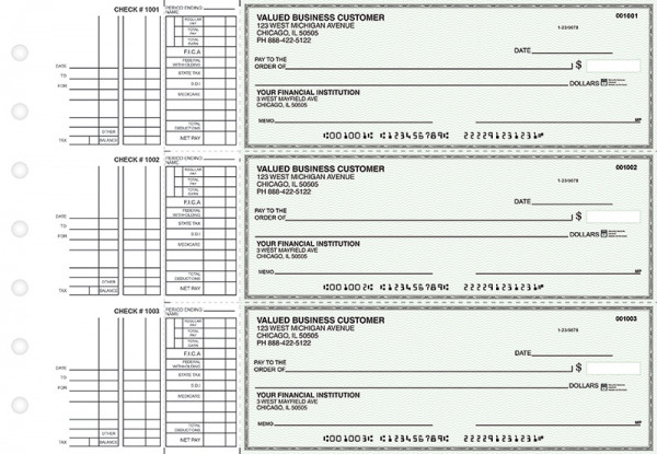 Green Safety Multi Purpose Business Checks
