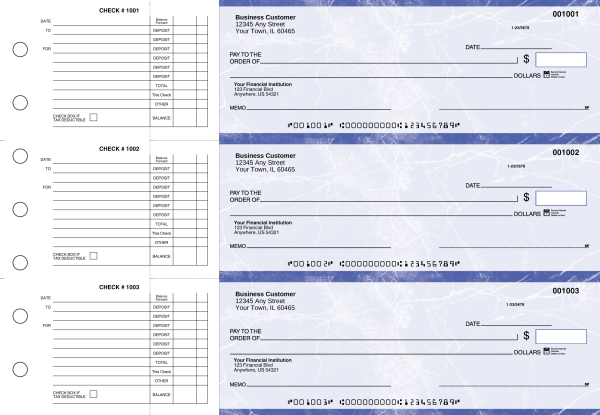 Blue Marble Accounts Payable Business Checks