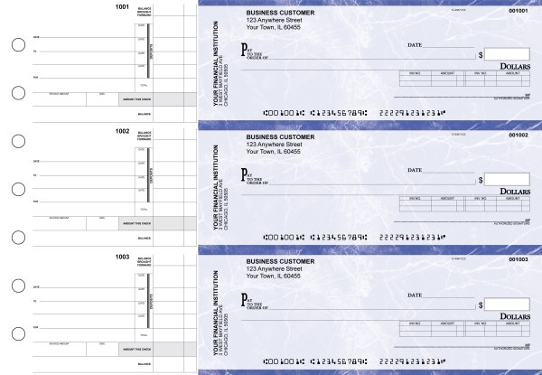 Blue Marble Invoice Business Checks