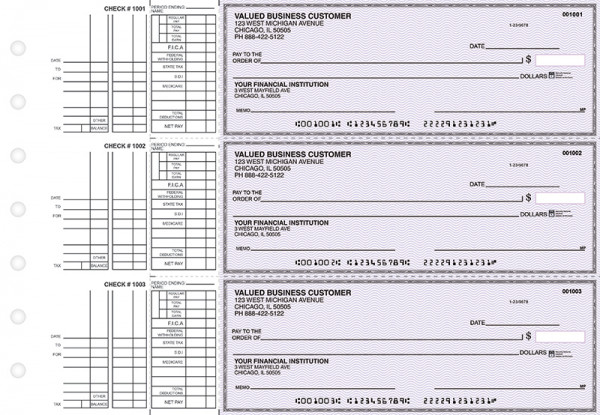 Purple Safety Multi Purpose Business Checks
