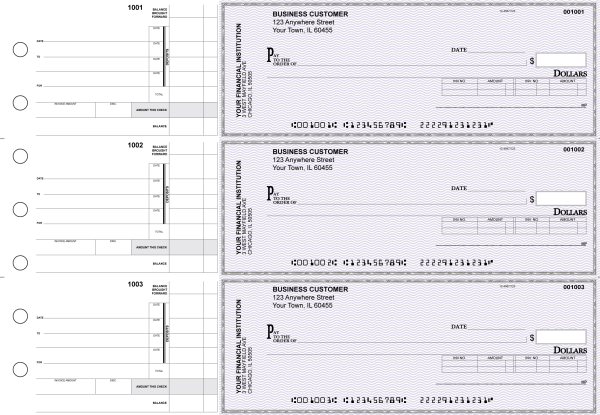 Purple Safety Invoice Business Checks