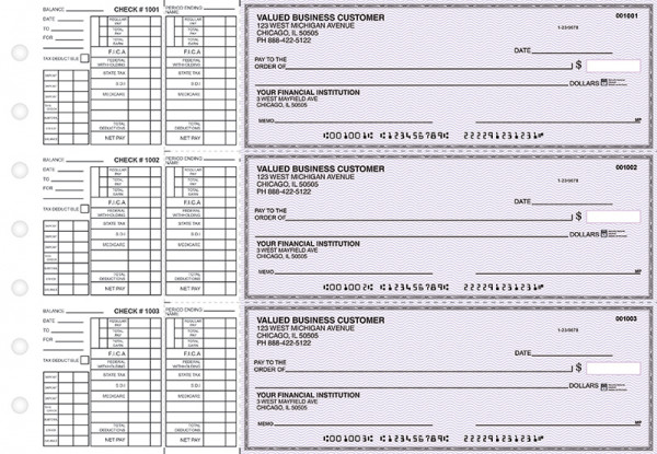 Purple Safety Payroll Business Checks