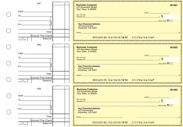 Yellow Safety Standard Business Checks