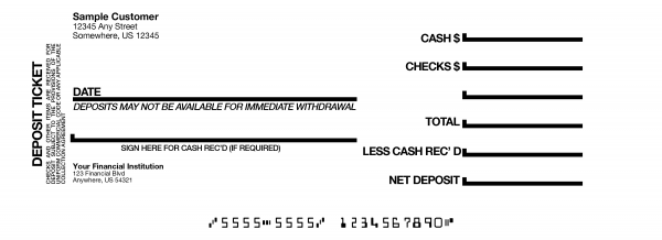 AccuVision Deposit Books