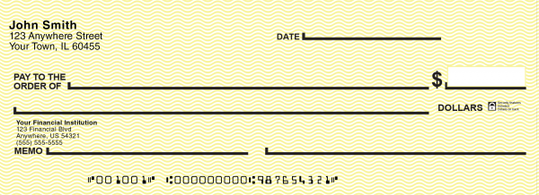 Yellow Safety AccuVision Pocket Checks