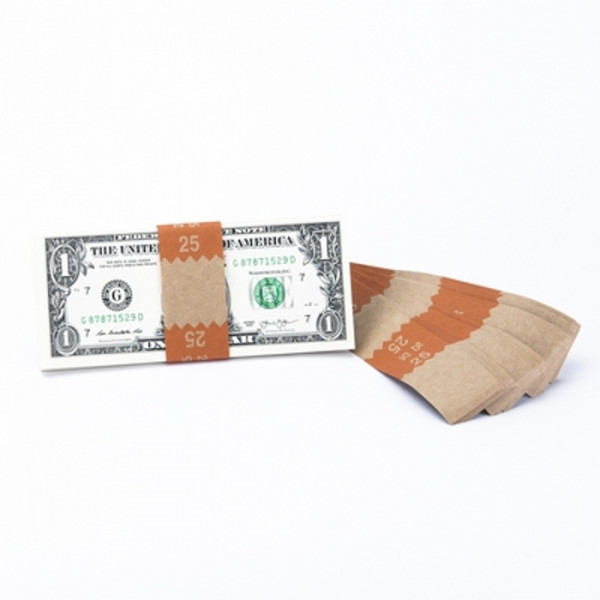 Natural Saw-Tooth $25 Currency Bands