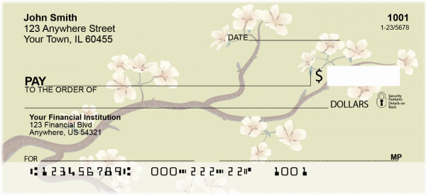 Cherry Blossoms Personal Checks
