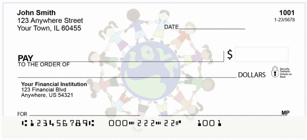 Children of the World Personal Checks