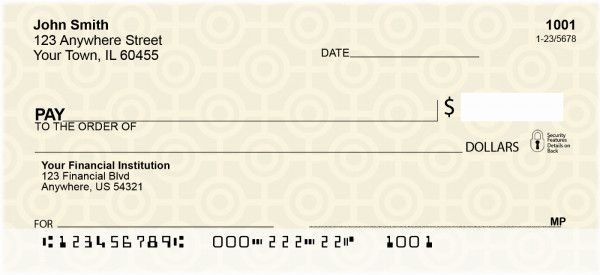Colorful Circles Personal Checks