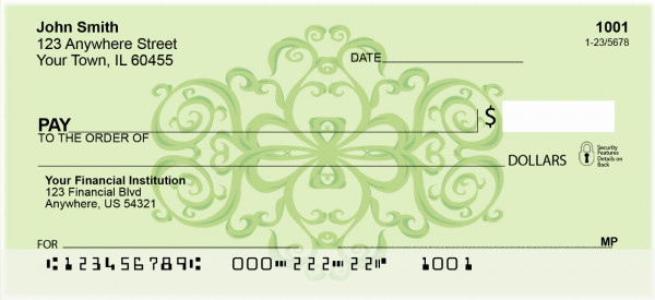 Classic Damask Personal Checks