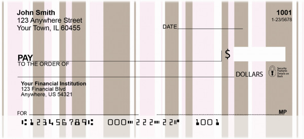 Striped Delight Personal Checks