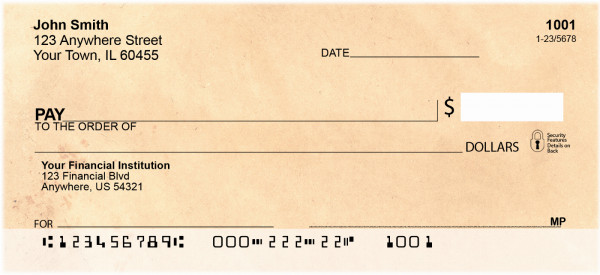 Canvas Colors Personal Checks