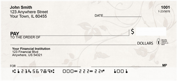 Ivy Vintage Personal Checks