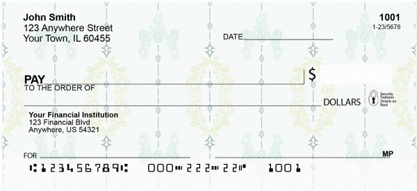 Vintage Wallpaper Personal Checks