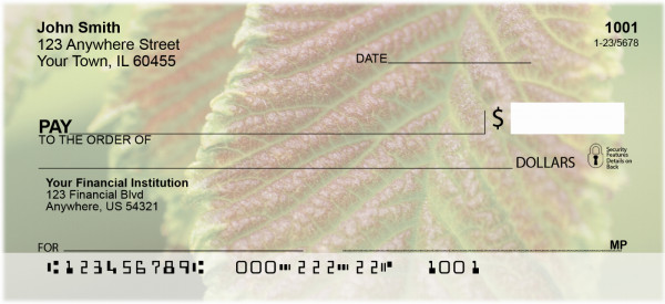 Amazing Leaves Personal Checks