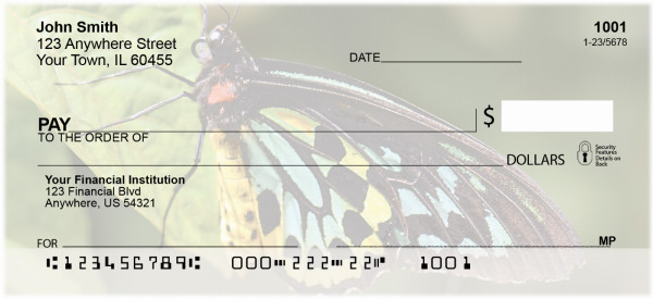 Butterfly Bliss Personal Checks
