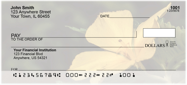 Colorful Flowers Personal Checks