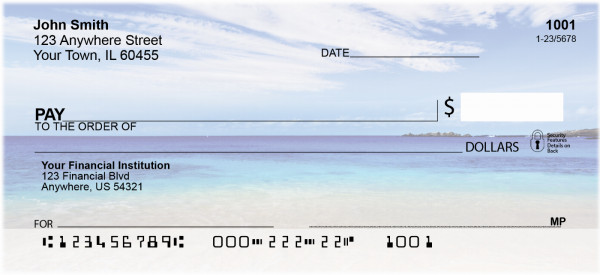 Heavenly Beaches Personal Checks