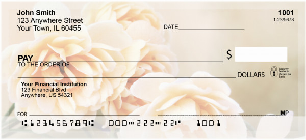 Lovely Roses Personal Checks