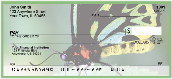 Nature's Artwork - Butterflies Personal Checks