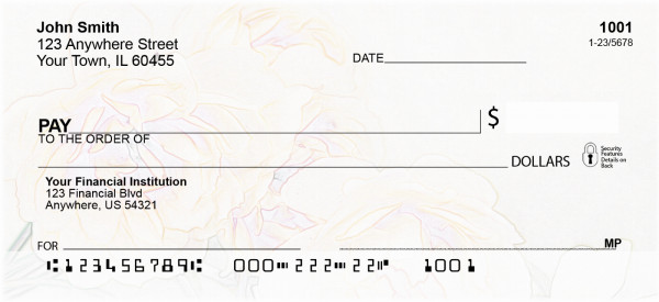 Rose Sketches Personal Checks