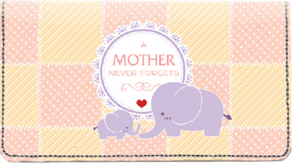 A Mother's Love Leather Checkbook Cover