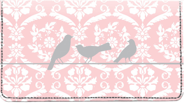 Baroque Birds Leather Cover