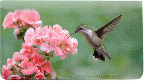Hummingbirds Leather Cover