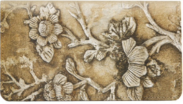 Asian Carvings Leather Cover