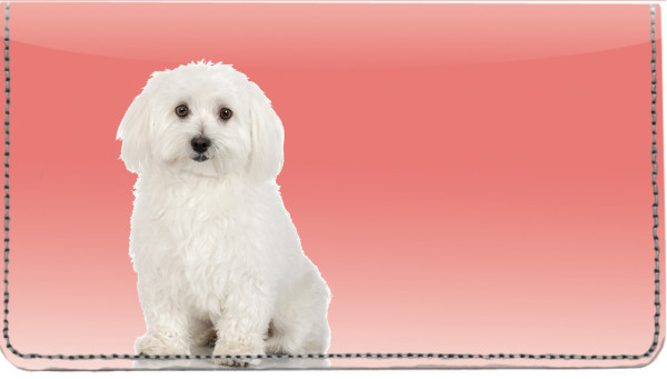 Adorable Bichons Leather Cover