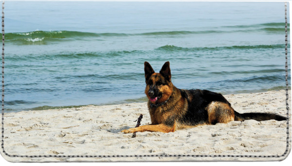 German Shepherd Leather Cover