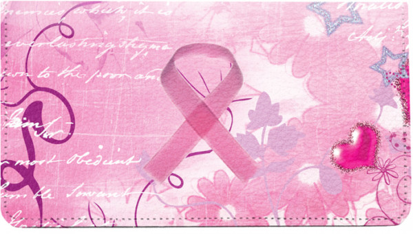 Breast Cancer Leather Cover