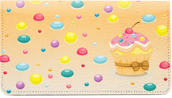 Cupcakes Leather Cover