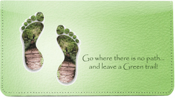 Leave A Green Trail Leather Cover