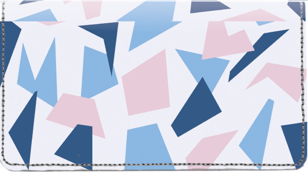 Geometric Pastels Leather Cover